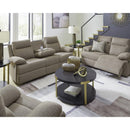  Manufacturer Color_Mocha -- Signature Design by Ashley Side Swipe Rocker Fabric Recliner IMAGE 7