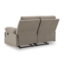  Manufacturer Color_Mocha --  Signature Design by Ashley Side Swipe Reclining Fabric Loveseat IMAGE 5
