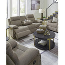  Manufacturer Color_Mocha -- Signature Design by Ashley Side Swipe Stationary Fabric Sofa IMAGE 12