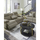 Manufacturer Color_Mocha -- Signature Design by Ashley Side Swipe Stationary Fabric Sofa IMAGE 13