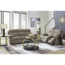  Manufacturer Color_Mocha -- Signature Design by Ashley Side Swipe Stationary Fabric Sofa IMAGE 17