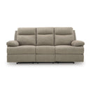  Manufacturer Color_Mocha -- Signature Design by Ashley Side Swipe Stationary Fabric Sofa IMAGE 3