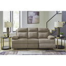  Manufacturer Color_Mocha -- Signature Design by Ashley Side Swipe Stationary Fabric Sofa IMAGE 7