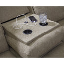  Manufacturer Color_Mocha -- Signature Design by Ashley Side Swipe Stationary Fabric Sofa IMAGE 9