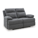  Manufacturer Color_Charcoal --  Side-Swipe PC9140686 Reclining Loveseat IMAGE 1