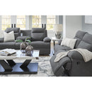  Manufacturer Color_Charcoal  --  Side-Swipe PC9140689 Reclining Sofa with Drop Down Table IMAGE 11