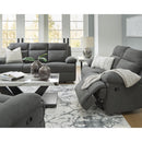  Manufacturer Color_Charcoal  --  Side-Swipe PC9140689 Reclining Sofa with Drop Down Table IMAGE 14