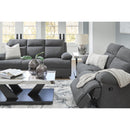  Manufacturer Color_Charcoal  --  Side-Swipe PC9140689 Reclining Sofa with Drop Down Table IMAGE 15