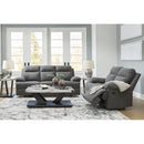  Manufacturer Color_Charcoal  --  Side-Swipe PC9140689 Reclining Sofa with Drop Down Table IMAGE 18