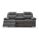  Manufacturer Color_Charcoal  --  Side-Swipe PC9140689 Reclining Sofa with Drop Down Table IMAGE 4