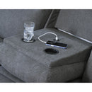 Manufacturer Color_Charcoal  --  Side-Swipe PC9140689 Reclining Sofa with Drop Down Table IMAGE 8