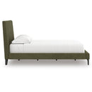  Size_Queen --  Chirason PCB3367-81 Queen Upholstered Bed with Roll Slats IMAGE 3