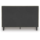  Size_Queen --  Chirason PCB3367-81 Queen Upholstered Bed with Roll Slats IMAGE 4