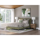  Size_Queen --  Chirason PCB3367-81 Queen Upholstered Bed with Roll Slats IMAGE 6
