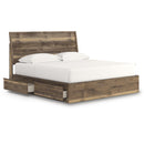  Size_King  -- Signature Design by Ashley Chirason Panel Bed with Storage IMAGE 2
