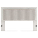  Signature Design by Ashley Zuraleus PCB3381-58 King Upholstered Panel Headboard IMAGE 2