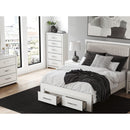  Size_Queen  -- Signature Design by Ashley Zuraleus Upholstered Panel Bed with Storage IMAGE 7