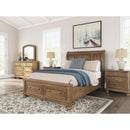  Size_Queen  -- Signature Design by Ashley Feddinger Sleigh Bed with Storage IMAGE 10