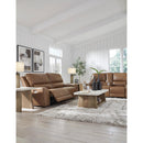  Manufacturer Color_Caramel -- Signature Design by Ashley DeepWakes Power Reclining Leather Match Sofa IMAGE 11