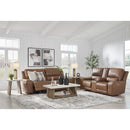  Manufacturer Color_Caramel -- Signature Design by Ashley DeepWakes Power Reclining Leather Match Sofa IMAGE 13