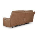  Manufacturer Color_Caramel -- Signature Design by Ashley DeepWakes Power Reclining Leather Match Sofa IMAGE 4