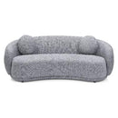  Minhas Furniture Stationary Fabric Sofa 2232 Sofa - Grey IMAGE 1