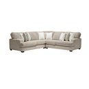  Minhas Furniture Fabric 3 pc Sectional 6150 3 pc Sectional with Two Sofa - Plush Parchment IMAGE 1