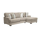  Minhas Furniture Fabric 2 pc Sectional 6150 2 pc Sectional - Plush Parchment IMAGE 1
