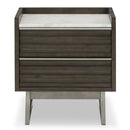  Ashley Arkenton B786-92 Two Drawer Night Stand IMAGE 3