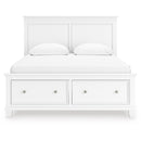  Size_Queen  -- Signature Design by Ashley Fortman Panel Bed with Storage IMAGE 3