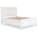  Size_Queen  -- Signature Design by Ashley Fortman Panel Bed with Storage IMAGE 6