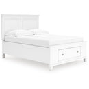  Size_Full  -- Fortman B680B25 Full Panel Storage Bed IMAGE 1
