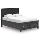  Size_Queen  -- Signature Design by Ashley Lanolee Panel Bed with Storage IMAGE 1