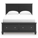  Size_Queen  -- Signature Design by Ashley Lanolee Panel Bed with Storage IMAGE 3