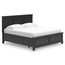  Size_King  -- Lanolee B687B19 King Panel Storage Bed IMAGE 1