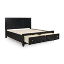  Size_King  -- Lanolee B687B19 King Panel Storage Bed IMAGE 7