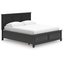  Size_California King  -- Lanolee B687B20 California King Panel Storage Bed IMAGE 1