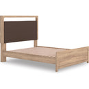 Size_Queen  -- Signature Design by Ashley Kinlanni Upholstered Platform Bed IMAGE 2