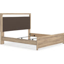  Size_King  -- Signature Design by Ashley Kinlanni Upholstered Panel Bed IMAGE 2