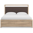  Size_King  -- Signature Design by Ashley Kinlanni Upholstered Panel Bed IMAGE 3