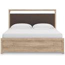  Size_King  -- Kinlanni PCB1360B16 King Upholstered Platform Bed IMAGE 3