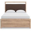  Size_Queen  -- Kinlanni PCB1360B4 Queen Upholstered Panel Bed IMAGE 3