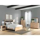  Size_Queen  -- Kinlanni PCB1360B4 Queen Upholstered Panel Bed IMAGE 9