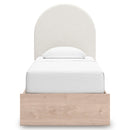  Size_Twin  -- Signature Design by Ashley Arloster Upholstered Panel Bed with Storage IMAGE 3