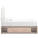  Size_Full  -- Arloster PCB1566B5 Full Upholstered Panel Bed with Storage IMAGE 4