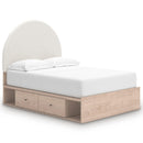  Size_Full  -- Arloster PCB1566B7 Full Upholstered Panel Bed with Storage IMAGE 1
