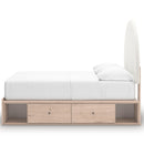  Size_Full  -- Arloster PCB1566B7 Full Upholstered Panel Bed with Storage IMAGE 4
