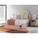  Size_Full  -- Arloster PCB1566B7 Full Upholstered Panel Bed with Storage IMAGE 7