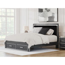 Size_King  -- Signature Design by Ashley Zuraleus Upholstered Panel Bed with Storage IMAGE 7