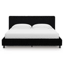 Size_King  -- Signature Design by Ashley Zuraleus Upholstered Platform Bed IMAGE 2